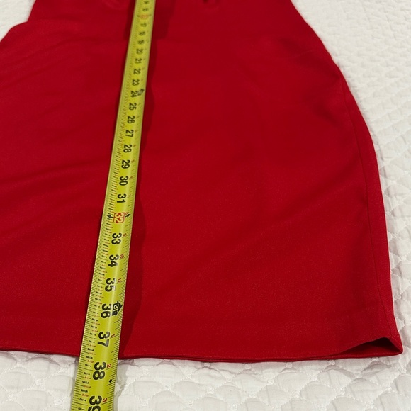London Times Red Keyhole Sheath Bodycon Cocktail Valentine’s Day Dress Size S - Picture 15 of 17